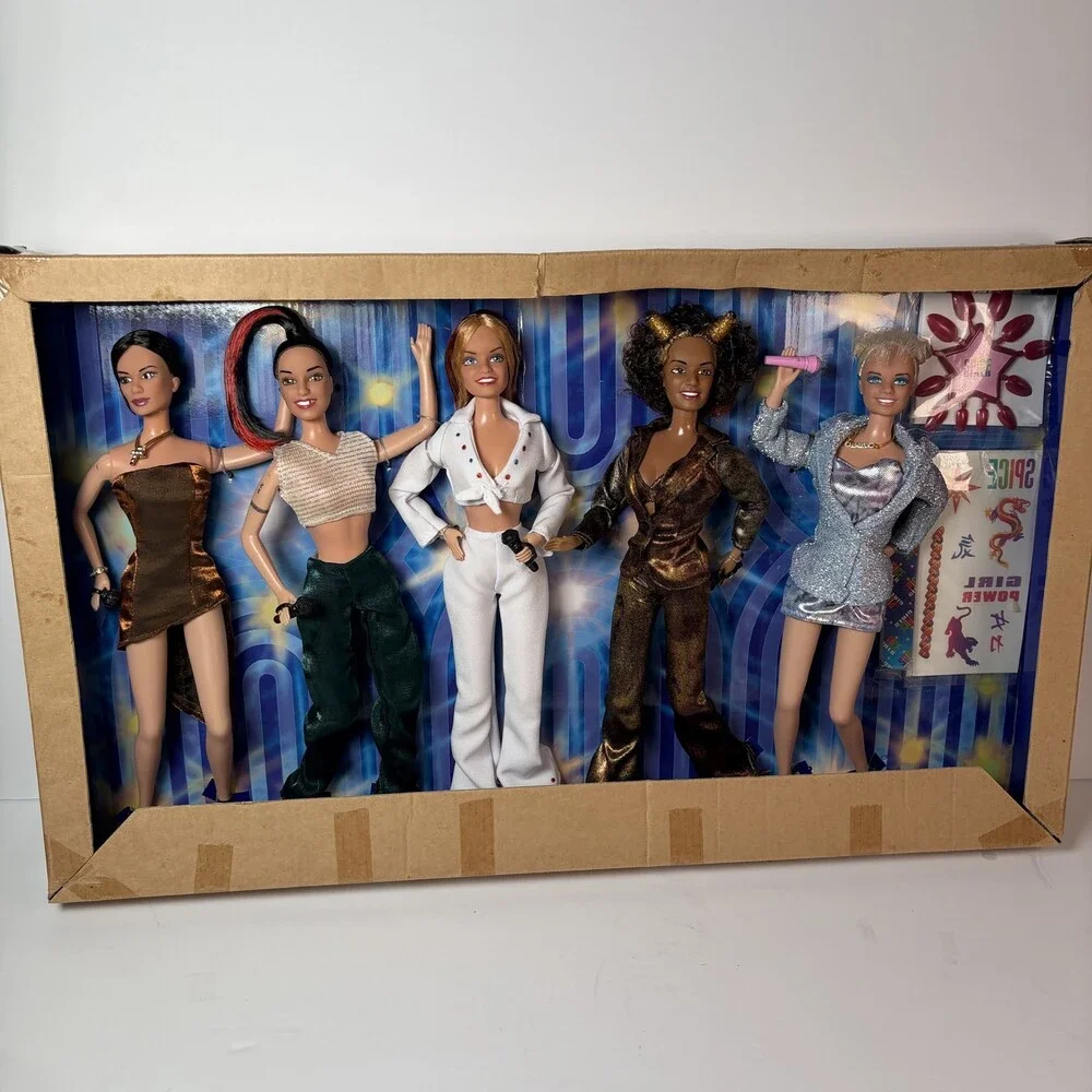 Vintage Spice Girls Spice World Superstar Collection Dolls 5-Pack in Box 1998